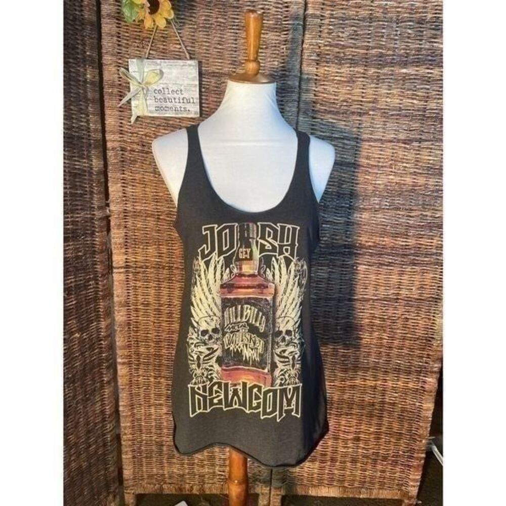 Next Level Apparel Tank Top Josh Newcom Hillbilly Metal & Whiskey Rock & Roll
